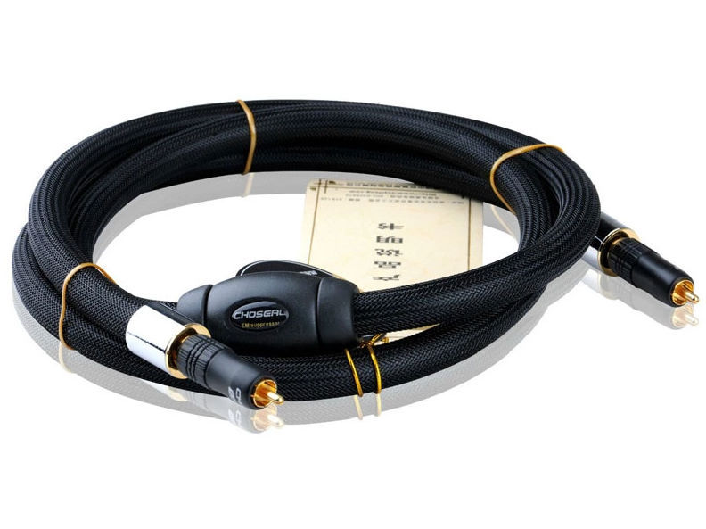 choseal TB-5208 1.5m 4N OFC Digital Coaxial Gold-plated Plug Cable