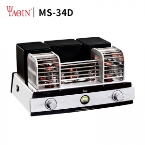 YAQIN MS-34D bluetooth APT-X tube amplifier EL34*4 power Amplifier With remote control Audio Amplifier - Click Image to Close