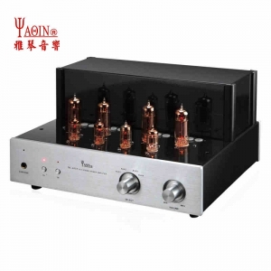 YAQIN 6P1P Vacuum Tube Amp HiFi UL/TR Mode Power Amplifier Headphone Output - Click Image to Close