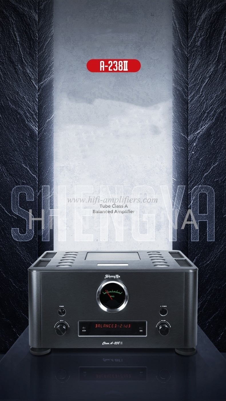 Shengya A-238II Hybrid Fully Balanced Integrated Power Amplifier Class A Tube Pre Hybrid Balanced Amplifier Hifi Professional