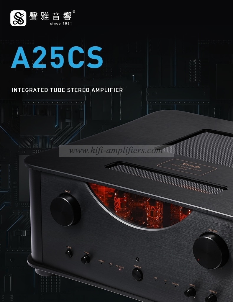Shengya A-25CS/A25CS Tube and Transistor Combined Hybrid Amplifier HIFI Wireless Digital Audio Connection