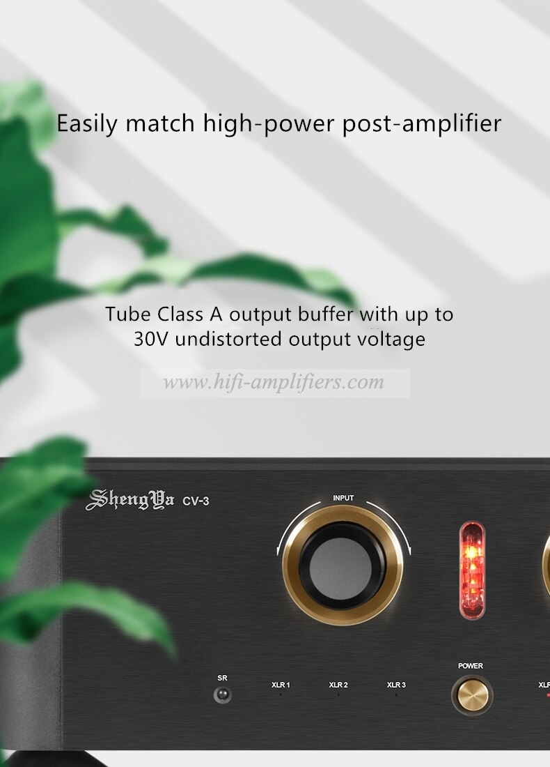 Shengya CV-3 Tube Fully Balanced Preamplifier High Fidelity Hifi Professional Power Amplifier