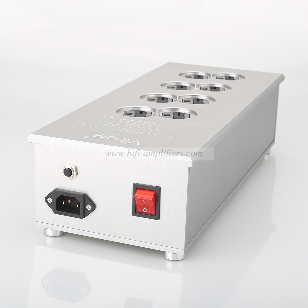 Viborg VM80 8 Ways AC Power Conditioner Audiophile HiFi Power Filter Plant US Socket