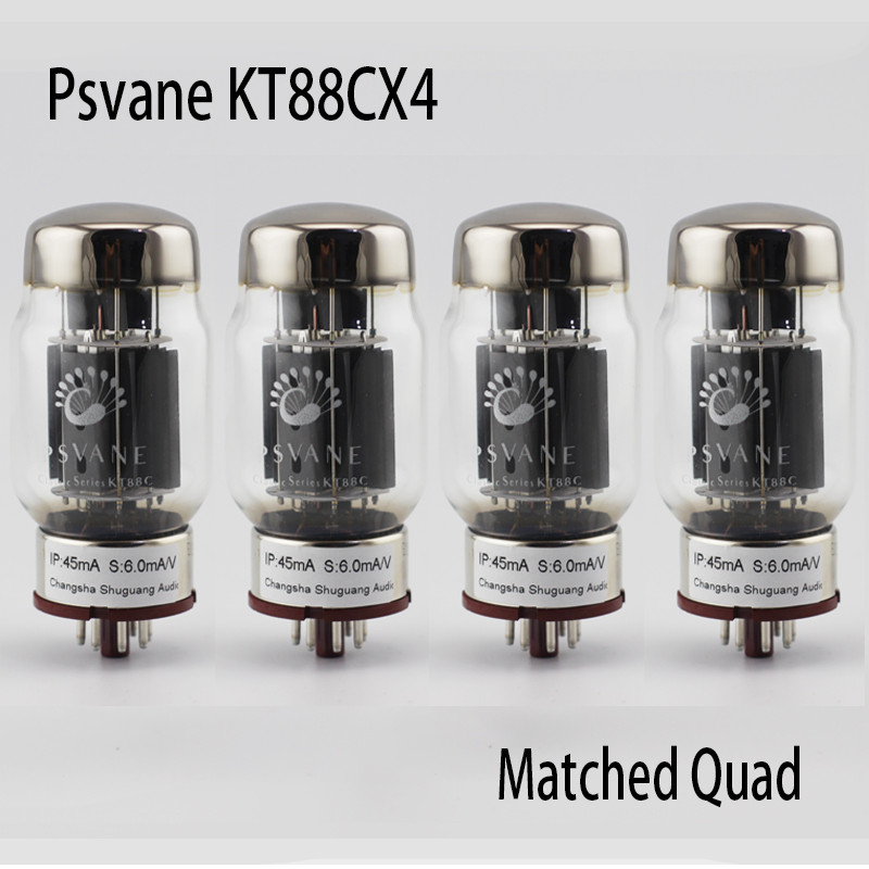 PSVANE KT88C Vacuum Tube replaces KT88 6550 KT120 HIFI Audio Valve Electronic Tube Matched Quad(4)