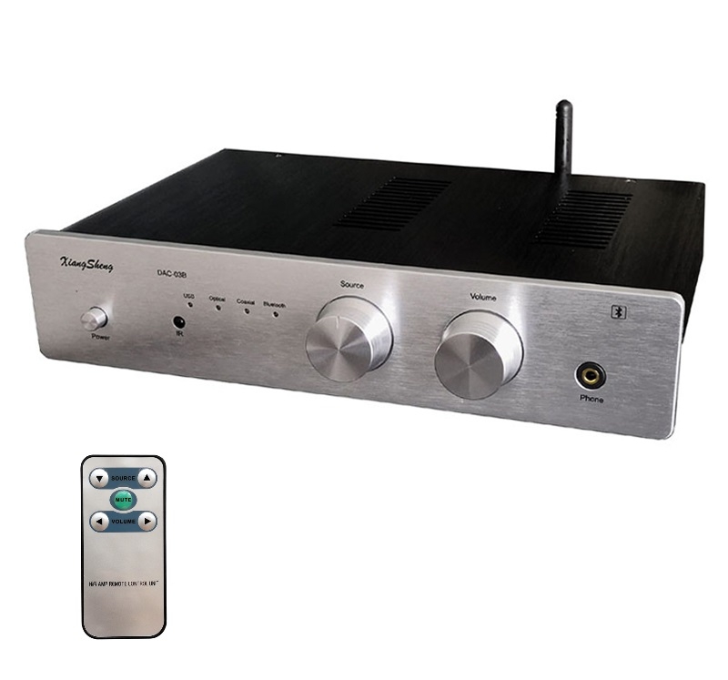 XiangSheng DAC-03B PCM1794 USB Tube DAC HIFI Coaxial SPIDIF HD Exterior Sound Card Bluetooth Heaphone