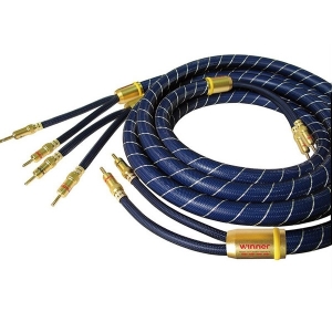 ToneWinner SC-6 HIFI Audiophile Audio Speakers Cables pair 2.5M