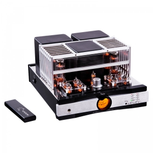 YAQIN MS-20B Bluetooth tube Amplifier HD apt-x CSR8675 HiFi vacuum tube combined push-pull home audio Amp EL34 X4 tube amplifier